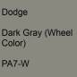 Preview: Dodge, Dark Gray (Wheel Color), PA7-W.